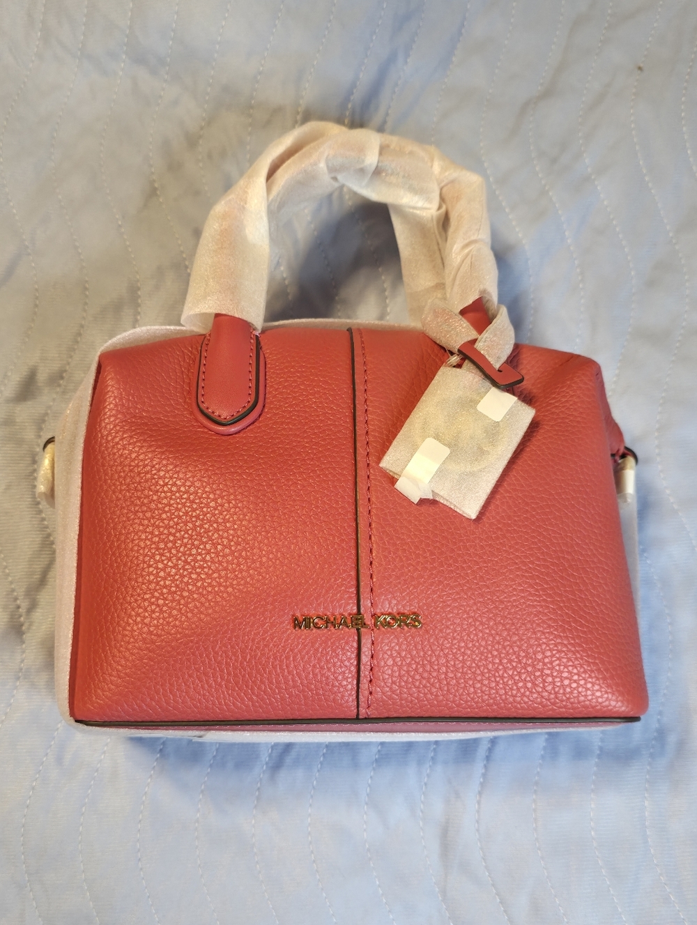 Michael Kors Pink Leather Satchel Bag